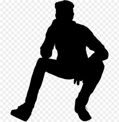 Detail Person Sitting Silhouette Png Koleksi Nomer