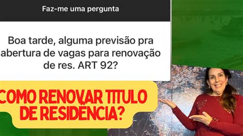 Renovação do título de Residência Como Renovar Morar em Portugal 2024