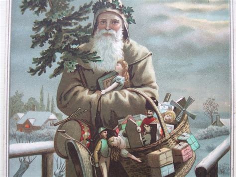 Art Vintage Santa Claus Clip Art Library