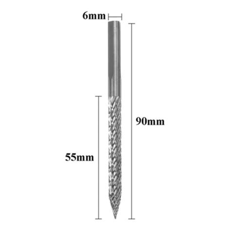 Broca Fresa 6mm Metal Duro Para Reparo De Pneus Sigma Tools Raisa