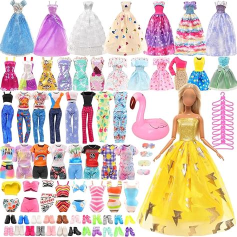 Amazon BARWA 41 Pack Doll Clothes And Accessories 15 Sets Doll