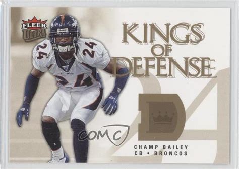 Fleer Ultra Kings Of Defense Champ Bailey Kd Cb Hof Ebay