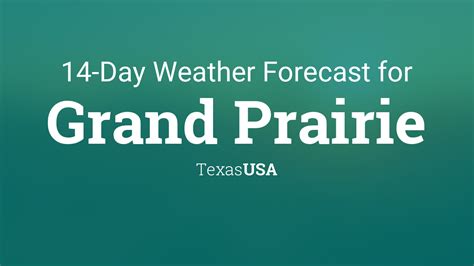 Grand Prairie, Texas, USA 14 day weather forecast