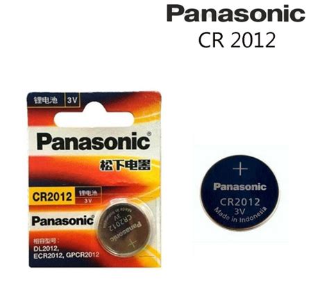 Panasonic Батарейка CR2012, Li (литиевый) тип, 3 В, 1 шт купить на OZON ...