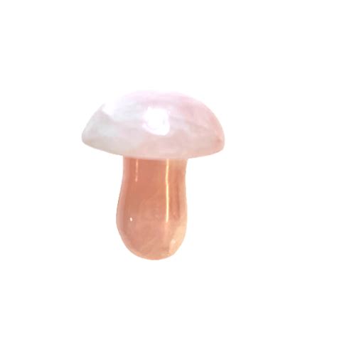 Rose Quartz Mushroom Massager For Love Kindness And Compassion