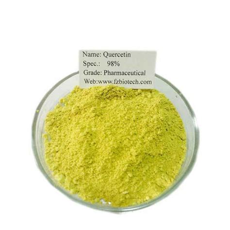 Pure Natural Quercetin Extract Powder Bulk Hplc Testing Quercetin