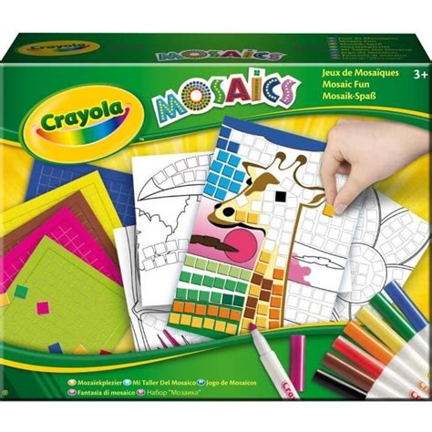 Crayola JEUX DE MOSAIQUES Activités pour les enfants Jeux