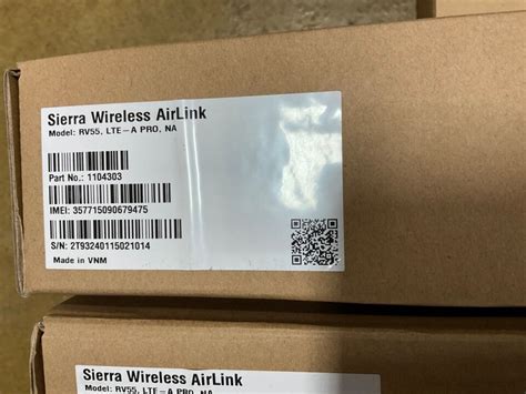 NEW LOT OF 10 Sierra Wireless AirLink RV55 LTE A PRO Rugged Router