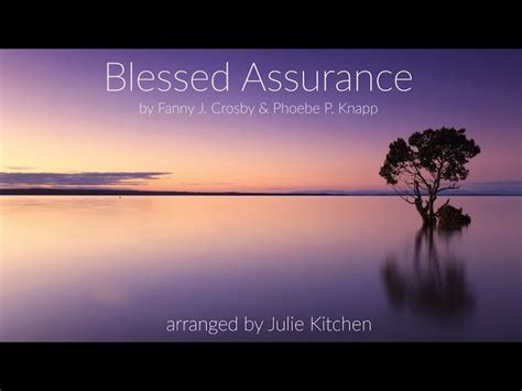 Blessed Assurance Instrumental Hymn With Lyrics Chords Chordify