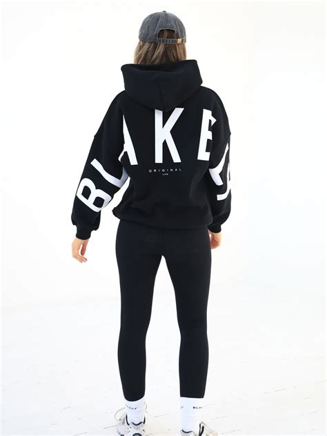 Blakely Clothing Isabel Oversized Womens Hoodie Black Blakely