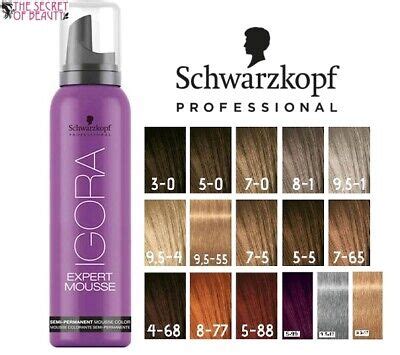 Schwarzkopf Igora Royal Expert Mousse Semi Permanent Mousse Ml Ebay