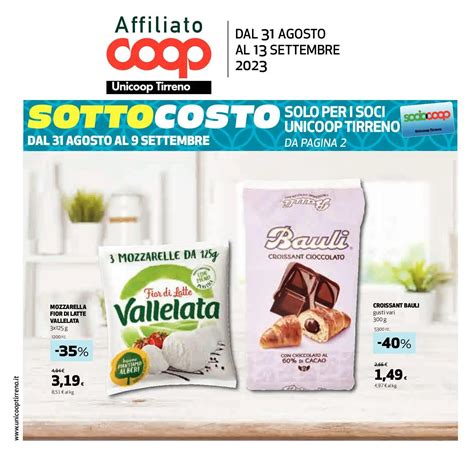 Volantino Coop Sottocosto Fino Al 13 09 Dal 31 08 2023