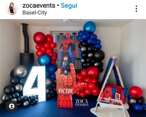 Pin De Anggelin En Cumple 6 De Ethan En 2022 Fiesta De Spiderman