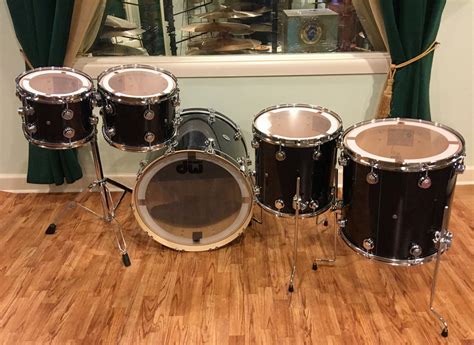 Dw Collector S Series 5pc Pure Maple Drum Set Gun Metal Sparkle Glass Drugan S Drums And Guitars