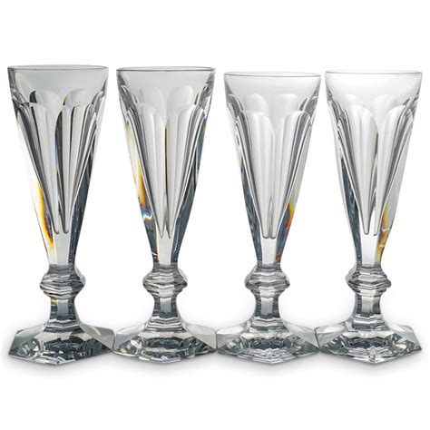 At Auction Pc Baccarat Crystal Harcourt Versailles Fluted