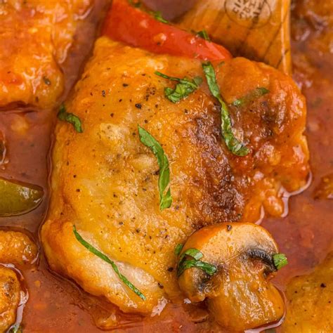 Easy Chicken Cacciatore Recipe