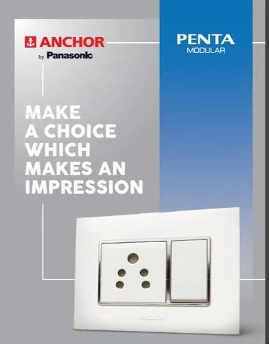 6 A White Anchor Penta Modular Switches At ₹ 17piece In New Delhi Id