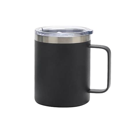 Taza Belug De Acero Inoxidable Oz Negro Para Caf Coppel