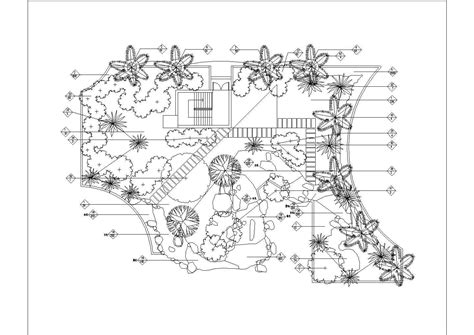 园林绿化植物平面cad植物立面cad图块合集（经典图块）园林建筑土木在线