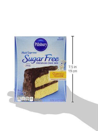 Pillsbury Moist Supreme Sugar Free Classic Yellow Premium Cake Mix