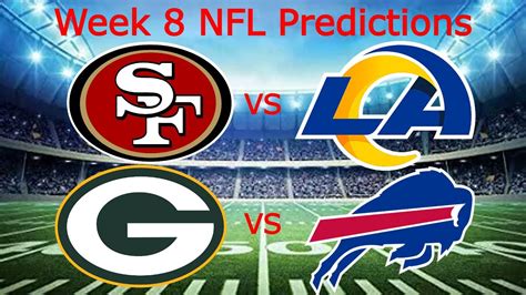 My Nfl Week 8 Predictions Youtube