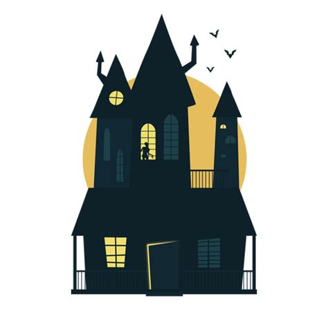 Halloween Haunted House Transparent Png And Svg Vector File