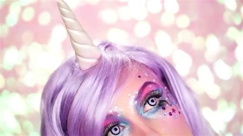 Scary Makeup Tutorial Halloween Makeup Tutorial For Sexy Glam Unicorn Youtube