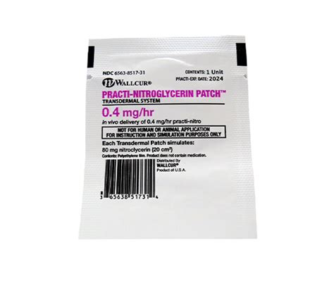 Practi-Nitroglycerin Patch - Mediquip