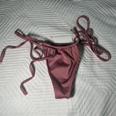 Inamorata Pink Bikini Bottoms Never Worn Perfect Depop