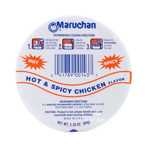 Epallet Maruchan Instant Hot And Spicy Chicken Flavor Ramen Noodle Soup