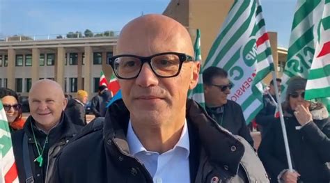 Ancona Presidio Cgil Cisl E Uil I Sindacati Alla Giunta Regionale