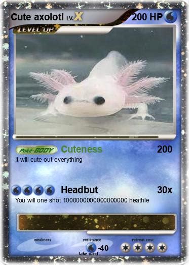 Pokémon Cute axolotl 4 4 Cuteness My Pokemon Card