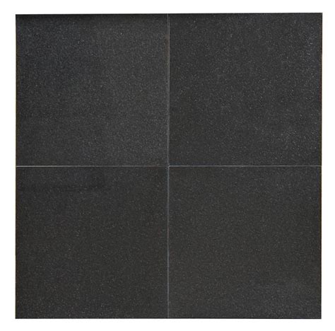 ABSOLUTE BLACK GRANITE TILE POLISHED 24x24 762424135 Bay Area Tile