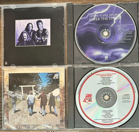 Crosby Stills Nash Cd Lot American Dream After The Storm