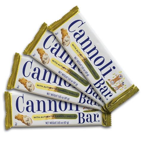 Cannoli Candy Bar 165 Oz 24 Count Long Island Candy Factory