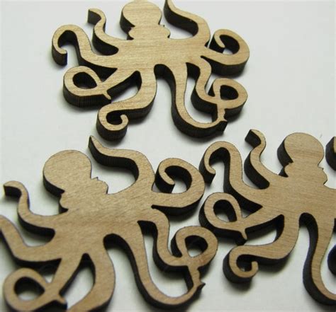 Octopus Cut Out-Wooden Octopus Cut Out-Vintage Octopus-Craft