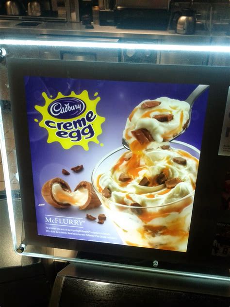 Toronto things: Cadbury Creme Egg McFlurry for Easter at McDonalds