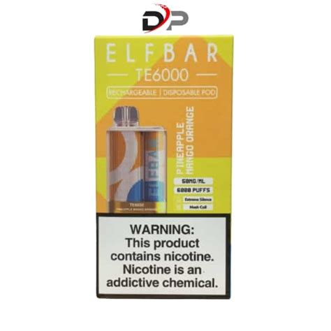 Elf Bar Te6000 Puffs Disposable Vape Dubai In Uae