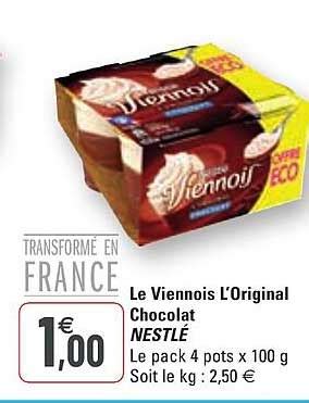 Offre Le Viennois L Orginal Chocolat Nestl Chez G