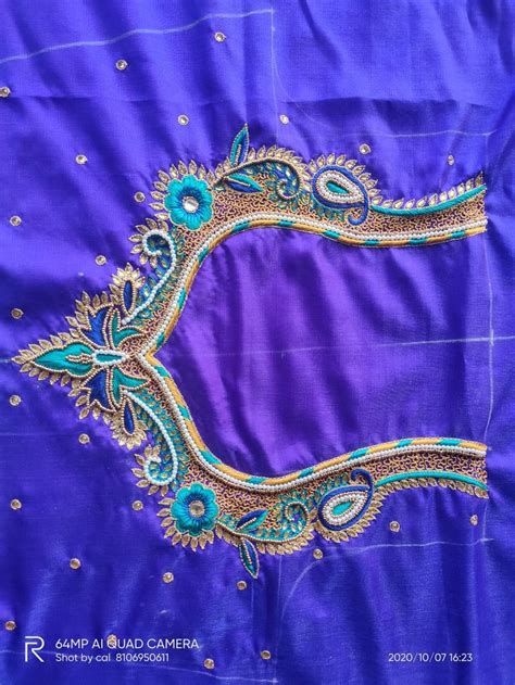 Pin By Arunachalam On Ariorke Embroidery Neck Designs Hand Work