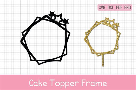 Magical Cake Topper Frame SVG Graphic By BeCraftyDigital Creative Fabrica