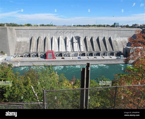 Niagara River Power Plant Station Ontario Canada Stock Photo Alamy