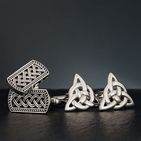 Trinity Knot Cufflinks Claddaghrings