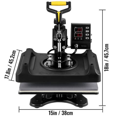 Vevor Heat Press Machine X Inches Sublimation In Swing