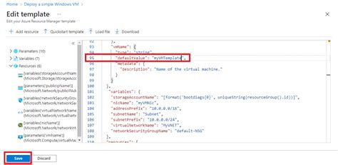 How To Create An Azure Vm Using An Arm Template Thinkcloudly