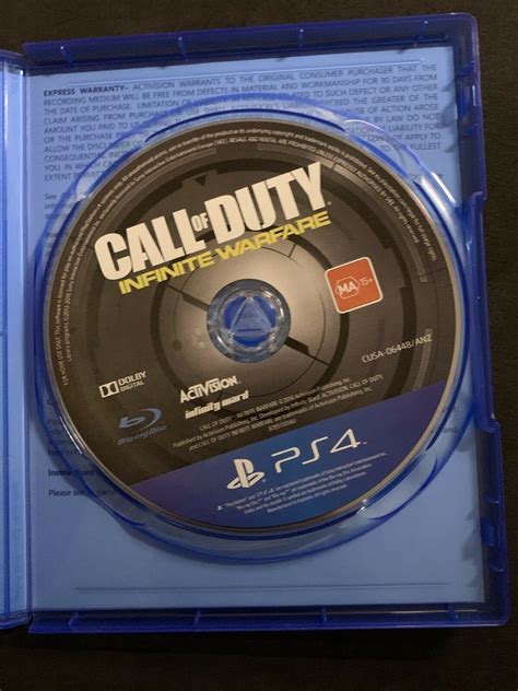 Cod Call Of Duty Infinite Warfare Ps4 Game Retro Unit