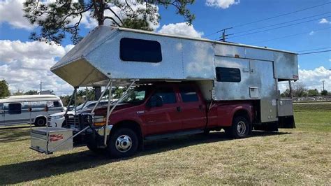 Monster All-Aluminum Truck Camper Found Chilling In Florida