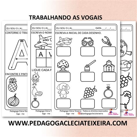 Trabalhando As Vogais Clécia Teixeira