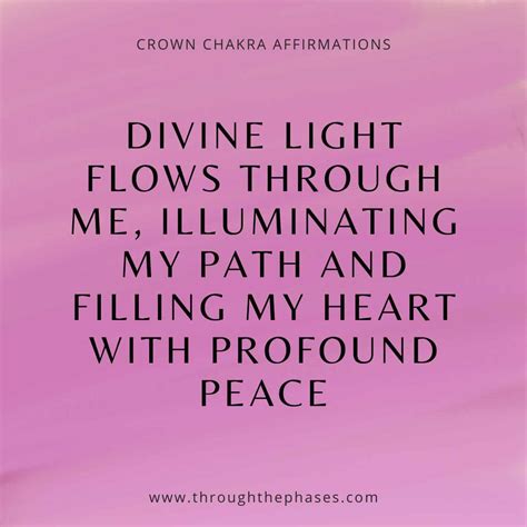 45 Powerful Crown Chakra Affirmations For Spiritual Healing Through