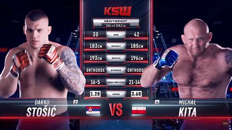 KSW Free Fight Darko Stosic Vs Michal Kita 2 YouTube